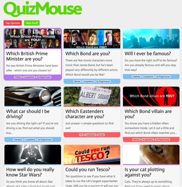 Quizmouse Website