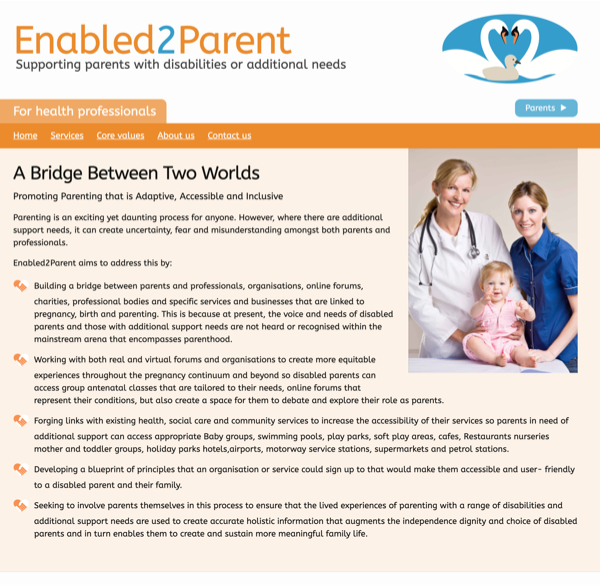 Enabled2Parent Website