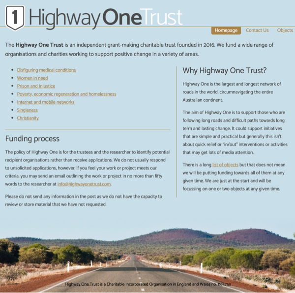 Highway One website